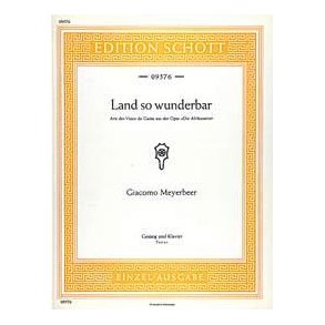 Die Afrikanerin : Land so wunderbar