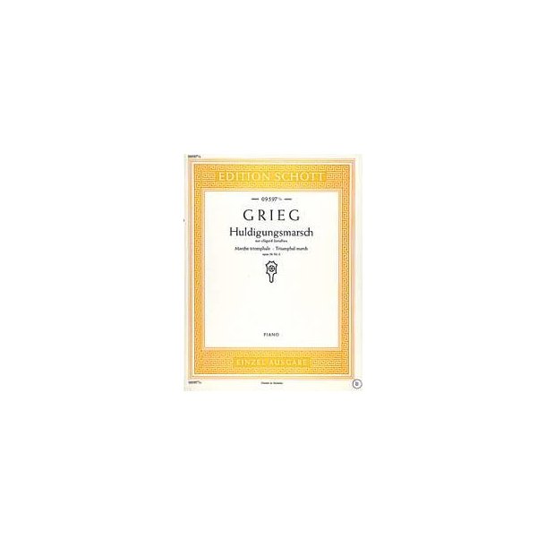 Huldigungsmarsch op. 56/3 : aus Sigurd Jorsalfar