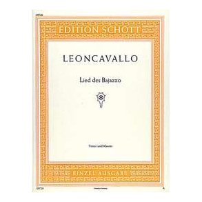 Der Bajazzo : Lache, Bajazzo (Lied des Bajazzo)