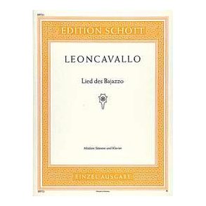 Der Bajazzo : Lache, Bajazzo (Lied des Bajazzo)