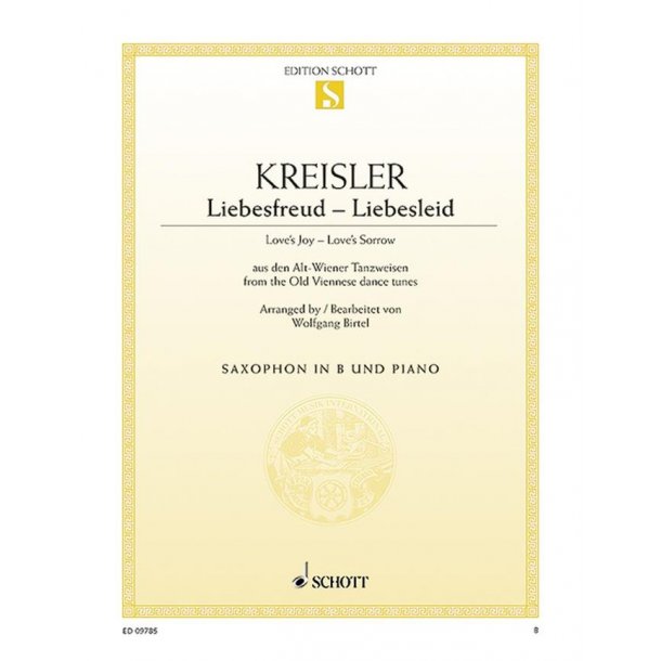Liebesfreud - Liebesleid : aus den Alt-Wiender Tanzweisen