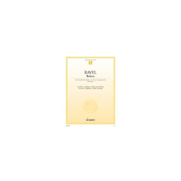 Bol&eacute;ro : Leicht spielbar bearbeitet