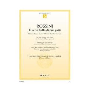 Duetto buffo di due gatti : Heiteres Katzen-Duett