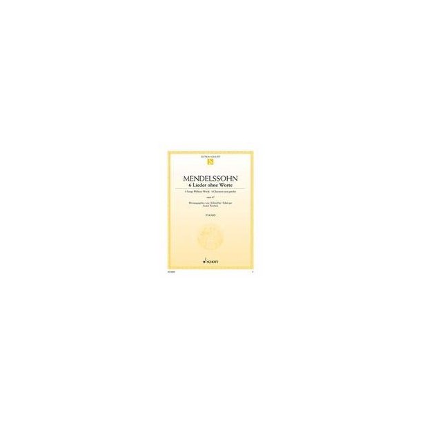 6 Songs Without Words op. 67