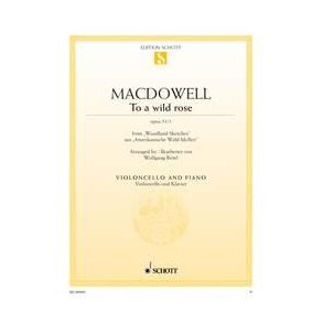 To a wild rose op. 51/1 : aus Amerikanische Wald-Idyllen