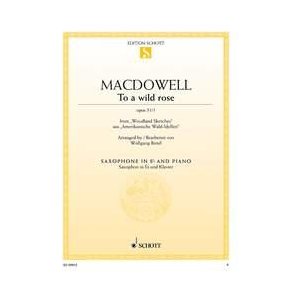 To a wild rose op. 51/1 : aus Amerikanische Wald-Idyllen