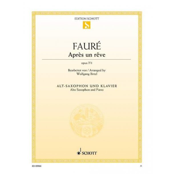 Apr&egrave;s un r&ecirc;ve op. 7/1