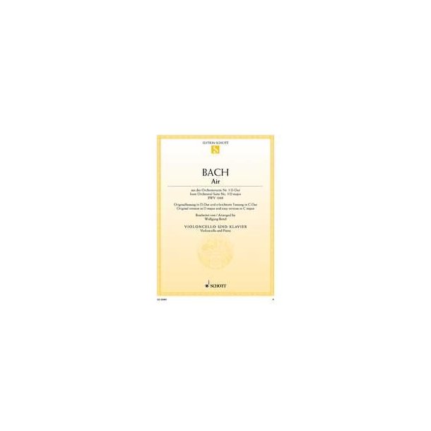 Air BWV 1068 : aus der Orchestersuite Nr. 3