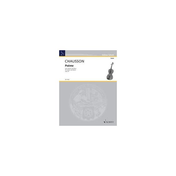 Po&egrave;me Eb Major op. 25 : piano reduction with solo part