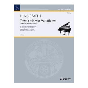 Theme with four Variations : according to the four Temperaments