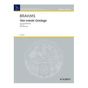 Ernste Gesange(4) Opus 121