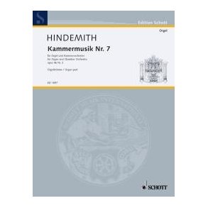 Chamber music No. 7 op. 46/2 : Concerto for Organ and Chamber orchestra