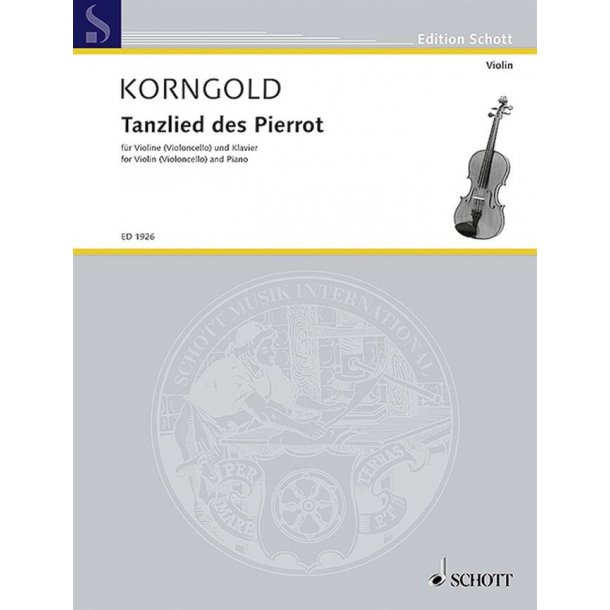 Tanzlied des Pierrot op. 12 : aus der Oper Die tote Stadt