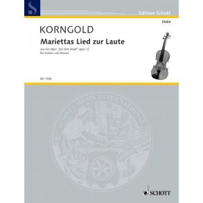 Mariettas Lied zur Laute op. 12 : aus der Oper Die tote Stadt