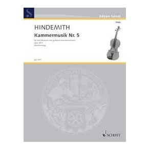 Chamber music No.5 op. 36/4 : Viola Concerto