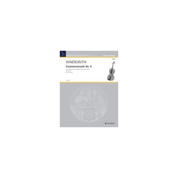 Chamber music No.5 op. 36/4 : Viola Concerto