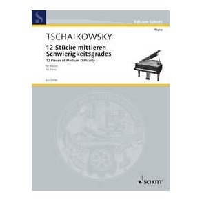 12 Pieces of medium difficulty op. 40 : Fingersatz und spielpraktische Einrichtung von Lev Vinocour