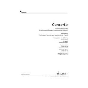 Concerto : Easy Pieces for Descant Recorder and Basso continuo