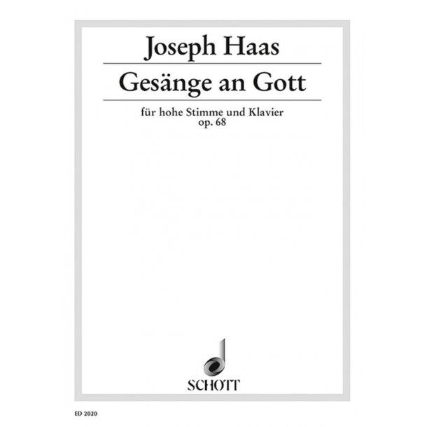 Gesange an Gott op. 68 : 6 Poems
