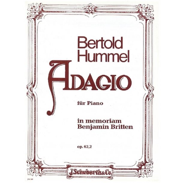 Adagio op. 62, 2 : in memoriam Benjamin Britten