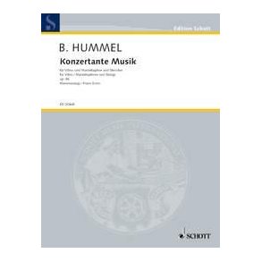 Konzertante Musik op. 86 : for vibraphone and marimba (1 player) and strings