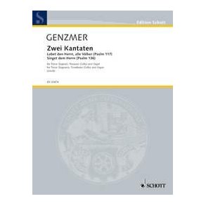 Two Cantatas GeWV 93 : Lobet den Herrn, alle Völker (Psalm 117) - Singet dem Herrn (Psalm 136)