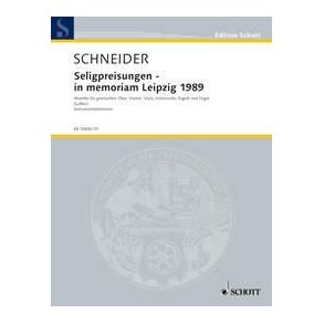 Die Seligpreisungen - in memoriam Leipzig 1989 : Text aus dem Matthaus-Evangelium, 5, 3-12 in der ubersetzung von Martin Luther