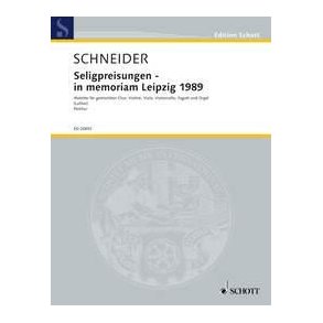 Die Seligpreisungen - in memoriam Leipzig 1989 : Text aus dem Matthaus-Evangelium, 5, 3-12 in der ubersetzung von Martin Luther