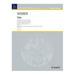 Trio G minor op. 63 WeV P.14 : Edited from the Text of the Carl Maria von Weber Complete Edition
