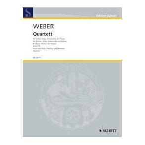 Grand Quatuor B flat major WeV P.5 : Edited from the Text of the Carl Maria von Weber Complete Edition