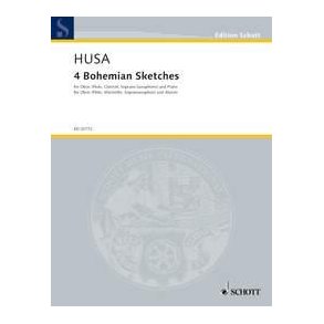 4 Bohemian Sketches : for Oboe (Flute, Clarinet, Sorano Saxophone) and Piano