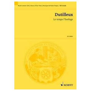 Le temps l'horloge : Five episodes for soprano and orchestra