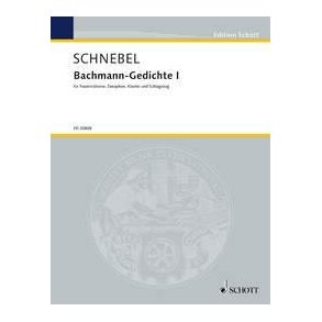 Ultima speranza : (Bachmann Poems I)