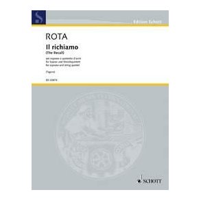 Il richiamo : for soprano and string quintet