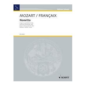 Nonetto : based on the quintet for four wind instruments and piano KV 452 by W. A. Mozart