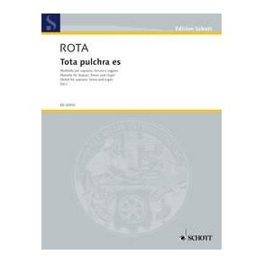 Tota pulchra es : Mottetto per soprano, tenore e organo