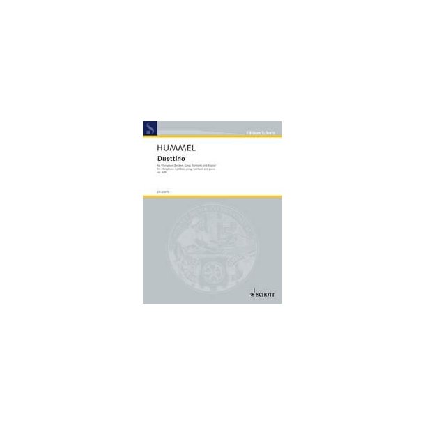 Duettino op. 82b : for vibraphone (cymbal, gong, tamtam) and piano