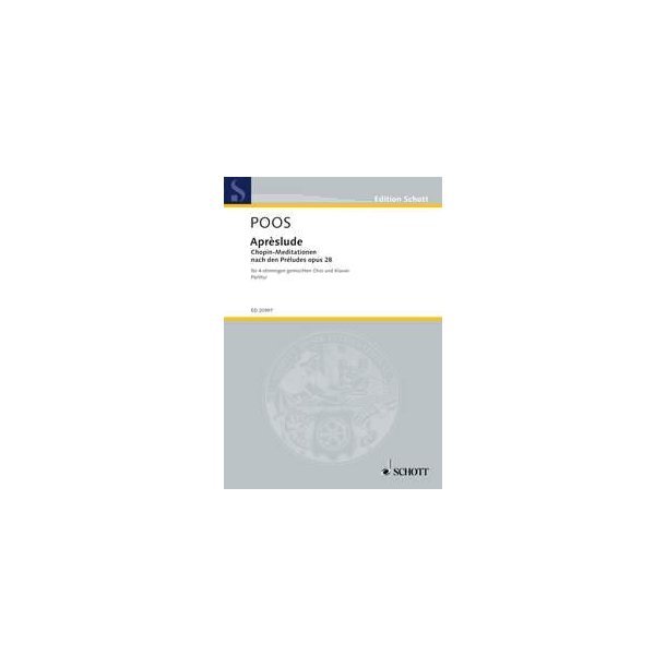 Apr&egrave;slude : 9 Metamorphoses based on the Preludes Op. 28 by Fr&eacute;deric Chopin