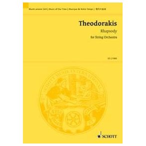 Rhapsody : for string orchestra (and mezzo-soprano or baritone ad lib.)