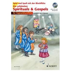 Die schonsten Spirituals & Gospels : sehr leicht bearbeitet