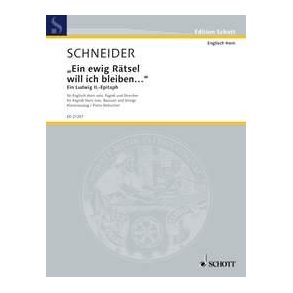 Ein ewig Rätsel will ich bleiben...