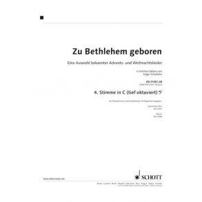 Zu Bethlehem Geboren : Part 4 In C (BC) - Melody part