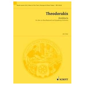 Andalucía AST 340 : Seven songs for alto (or bass/baritone) and symphony orchestra