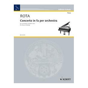 Concerto in fa per orchestra : Riduzione per pianoforte a quattro mani dell'autore