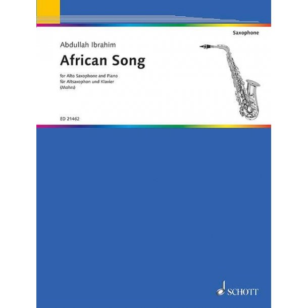 African Song : alto saxophone and piano