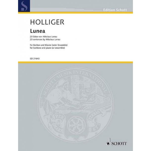 Lunea : 23 S&auml;tze von Nikolaus Lenau