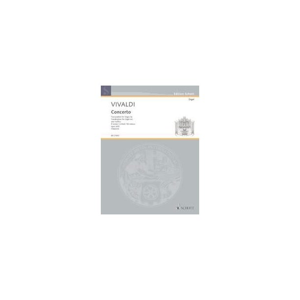 Concerto op. 26/9 : Transcription for Organ by Jean Guillou