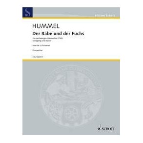 Der Rabe und der Fuchs : für vierstimmigen Männerchor (TTBB) Schlagzeug und Klavier