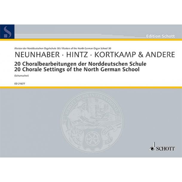 20 Choralbearbeitungen Der Norddeutschen Schule