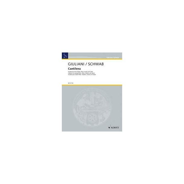 Cantilena : Vocalise for Voice (Flute, Oboe, Violin) & Guitar